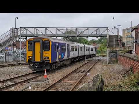 Trains at Grimsby Town & Pasture Street Crossing (18/08/2023)