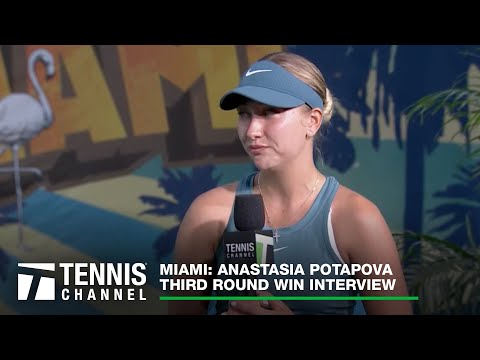 Anastasia Potapova: 2023 Miami Third Round Win Interview