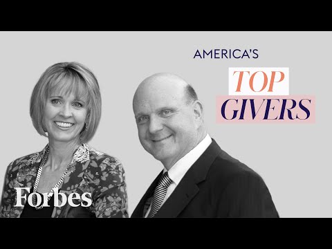 Why The Ballmers Donated .4 Billion To Philanthropic Causes | Top Givers | Forbes