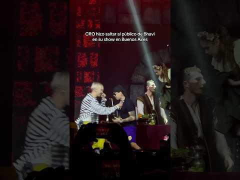 CRO y Bhavi juntos en vivo en Buenos Aires