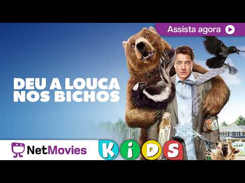 Deu a Louca nos Bichos 🧸​ Filme COMPLETO GRÁTIS com Brendan Fraser🧸 | NetMovies Kids