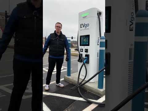 Brand new EVgo fast chargers in Northeast Ohio!  #shorts #electriccar #chargingstation