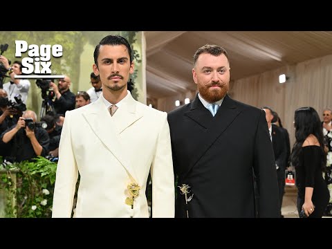 Sam Smith matches with boyfriend Christian Cowan as they make red carpet debut at Met Gala 2024