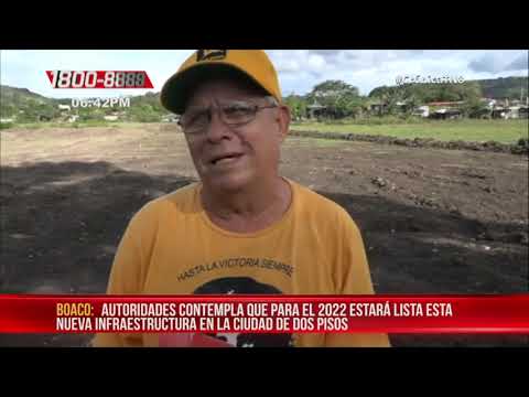 Primera etapa de construcción del nuevo estadio de béisbol en Boaco - Nicaragua