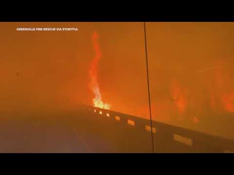 Texas Crew Drives Through Leaping Flames in Fire-Hit Panhandle