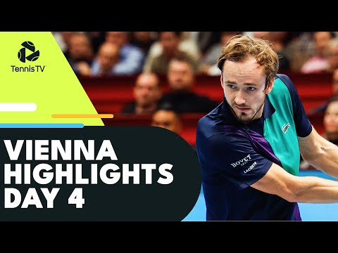 Medvedev Battles Thiem, Rublev, Sinner & Tsitsipas Also Feature! | Vienna 2022 Highlights Day 4