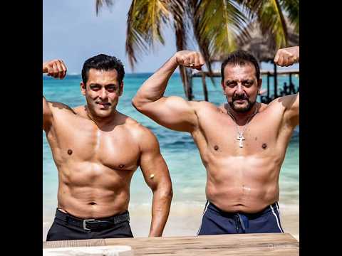 sallu and sanju body transformation gym#salmankhan #sanjaydutt #bollywood #fifa #fifa23 #shorts