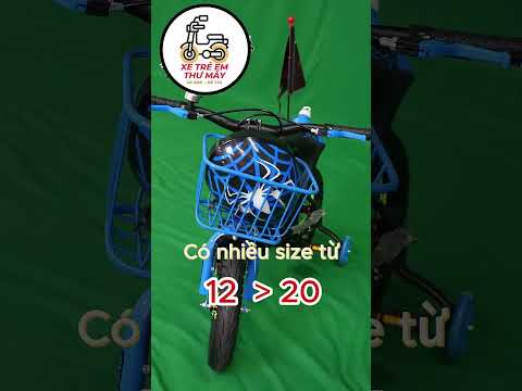 Xe đạp thể thao địa hình trẻ em tặng cờ mũ bình nước