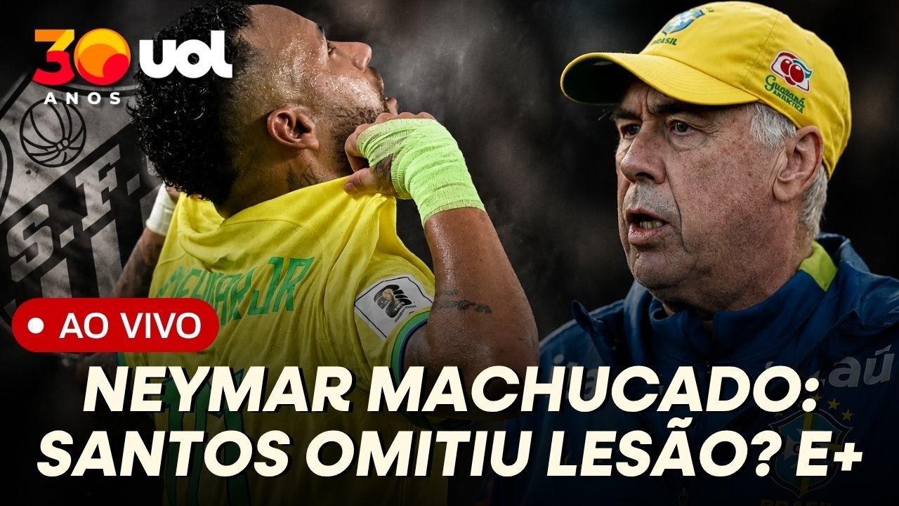 NEYMAR MACHUCADO: SANTOS OMITIU LESÃO? ANCELOTTI DEVE CORTAR DA COPA? E+