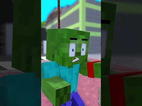 Zombie Dodges Love 😎⚡️ #minecraft #shorts #sigma