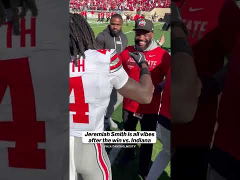 <strong>The</strong> Buckeyes get their revenge against <strong>the</strong> Hoosiers on <strong>the</strong> <strong>road</strong> 😤 #ohiostate #jeremiahsmith #cfb
