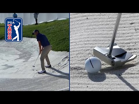 Golf 🏑Putting from the bunker? Hodges' strange putt leads to disastrous double bogey