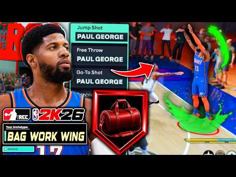 Playing Realistically in Random Rec on 6'9 Paul George Build *ONLY His Signature Moves* NBA 2K26