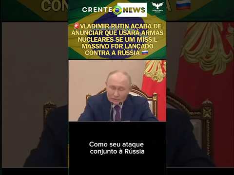 🚨URGENTE : PUTIN ACABA DE ANUNCIAR QUE USARÁ ARMAS NUCLEARES! #putin #russia #noticias #política