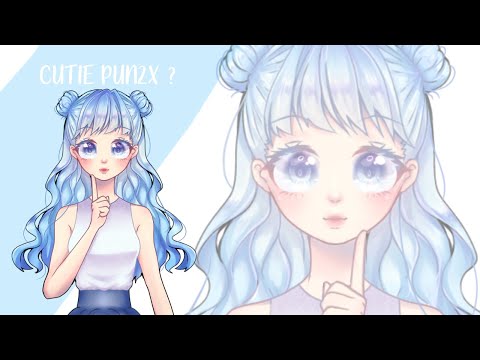 [SpeedPaint] Cutie Pun2x Fanart || gachalife gift ||