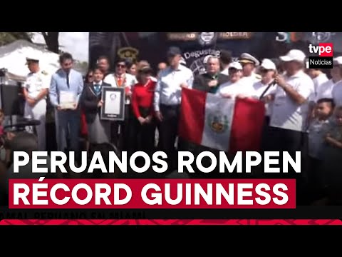 Miami: peruanos rompen Récord Guinness de degustación de tamal más grande del mundo