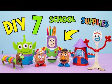 学校が楽しくなる!カートゥーン風DIY文房具7選 🎒✨