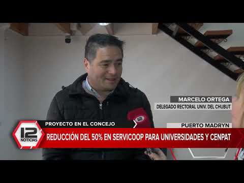 MADRYN | El Concejo aprobó la reducción del 50% la boleta de Servicoop a universidades y CENPAT