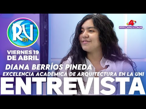Diana Berríos Pineda, estudiante destacada de la UNI en la Revista En Vivo – 19 de abril del 2024