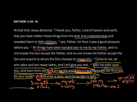 Matthew 11:25–30 // Part 5 // The Sweetest Invitation in the New Testament