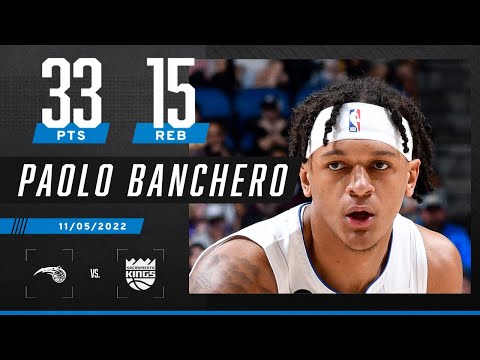 Paolo Banchero: 2nd teenager EVER to put up 30+ PTS and 15 REB in double-double video clip 