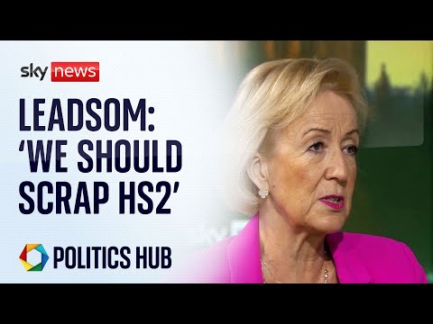 "I have argued strongly we should scrap HS2," says Andrea Leadsom