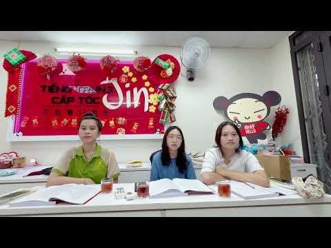 Bài 1 - chào hỏi - tiếng Trung cấp tốc Jin - Jin Yin Wang - ôn tập từ mới 2025