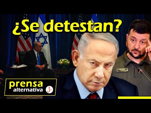 Zelenski y Netanyahu pelean por saber quién es la mascota preferida de Occidente!