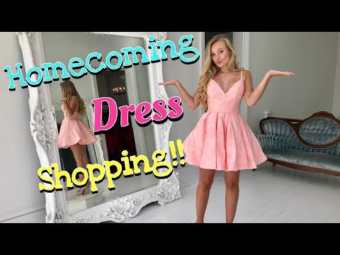 Shopping For The Perfect Homecoming Dress | Haul 2019 with Ella