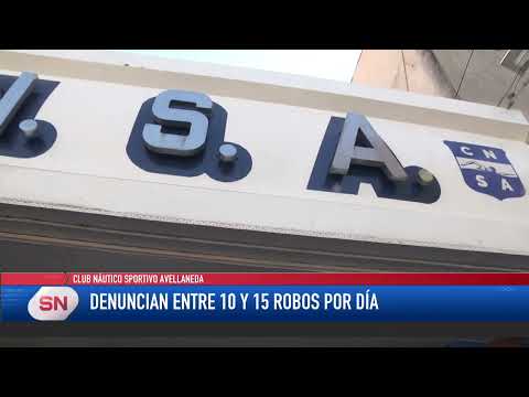 Club Náutico Avellaneda Denuncian entre 10 y 15 robos por día Abren autos roban ruedas y amenazan a