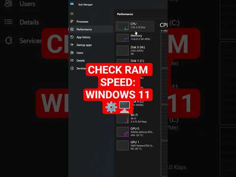 Check RAM Speed in Windows 11 (Fast!)