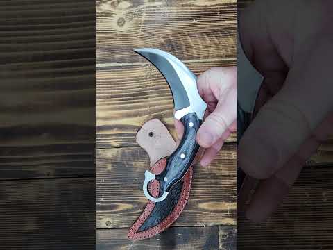 Karambit Knife - Fixed Blade with Sheath - Claw Knife Karambit https://amzn.to/3KwC5IT
