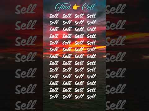 Find 👉 “Cell” among these “Sell” words! 🕵️♂️✨ | English Spelling Challenge 🔠 #ytshorts #shorts