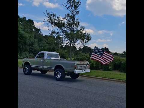 72 K10 #chevy #c10 #concrete #july4th #k10 #liftedtrucks #bluecollar #america #ccr