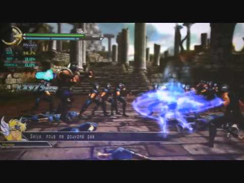 Saint Seiya ps3 gameplay  (Seiya, Phoenix, Hyoga)