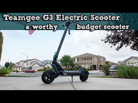 Teamgee G3 Electric Scooter Review, Best Budget Electric Commuter Scooter