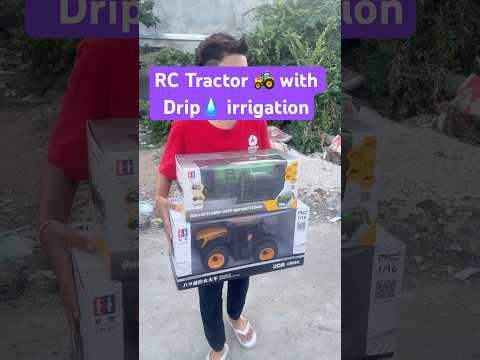 Unboxing & Testing RC Tractor With hook Drip Irrigation Double E E359-003 JCB #rcunboxing