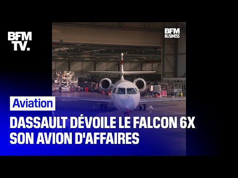 Dassault Aviations a présenté son nouvel avion d'affaires, le Falcon 6X