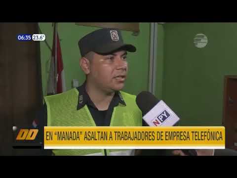 En ''manada'' asaltaron a trabajadores de empresa telefónica