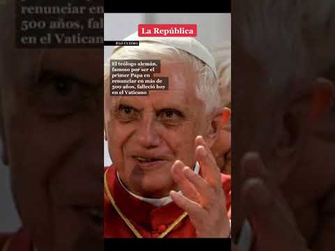 Falleció Benedicto XVI #shorts