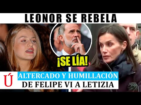 ¡BASTA YA! Leonor ABOCHORNA a Letizia en Madrid por Felipe VI y explicación tras ausencia en Palma
