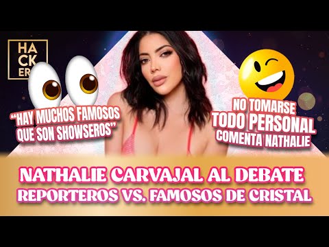 Nathalie Carvajal se une al debate reporteros vs. famosos de cristal | LHDF | Ecuavisa