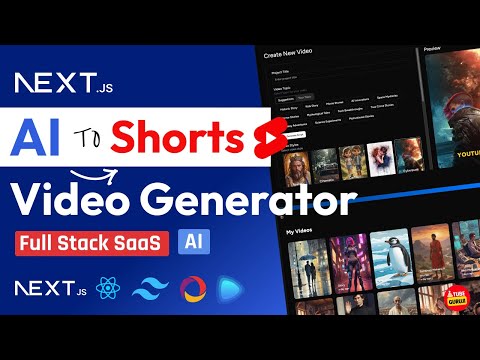 Build AI YouTube Shorts Video Generator with Next.js, React, Tailwind CSS, Convex