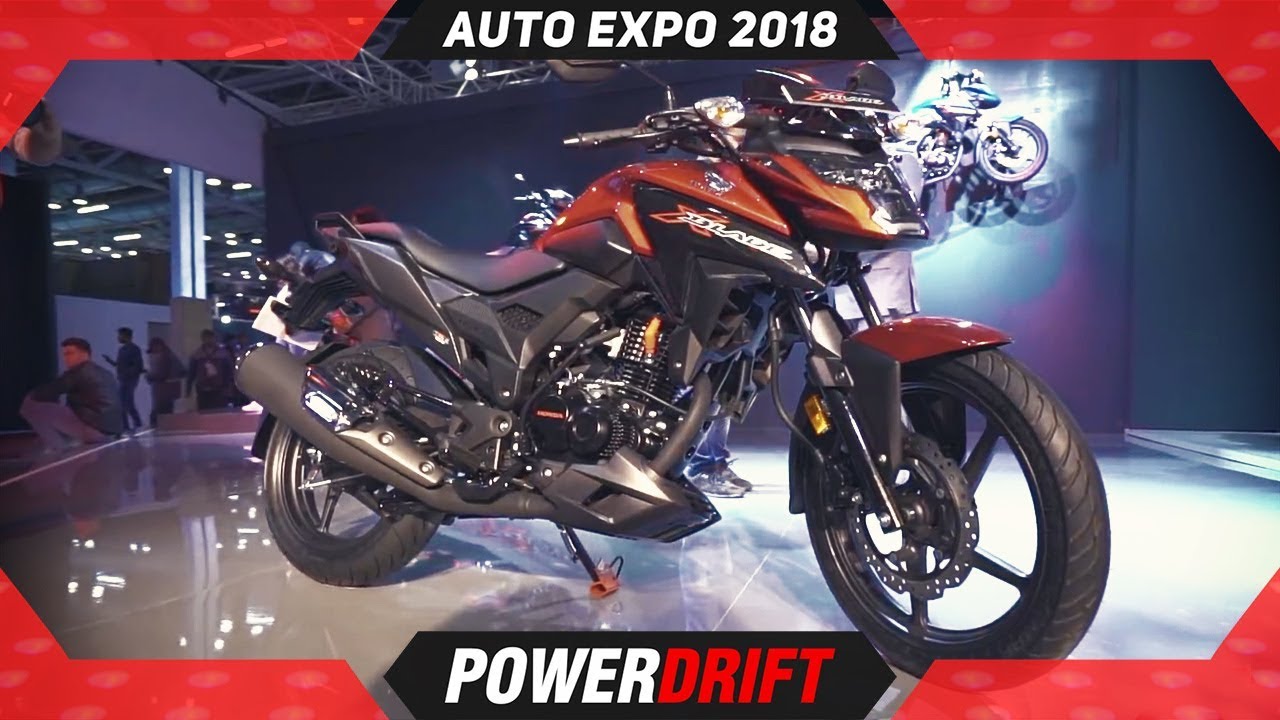 2018 Honda X Blade @ Auto Expo : PowerDrift
