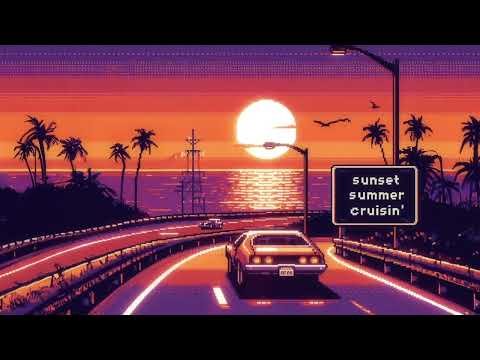 Nagie Lane - sunset summer cruisin' (original mix)【Lyric Video】