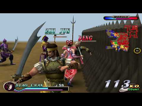 Dynasty Warriors 2 - The Yellow Turban Rebellion | Diao Chan (Hard)