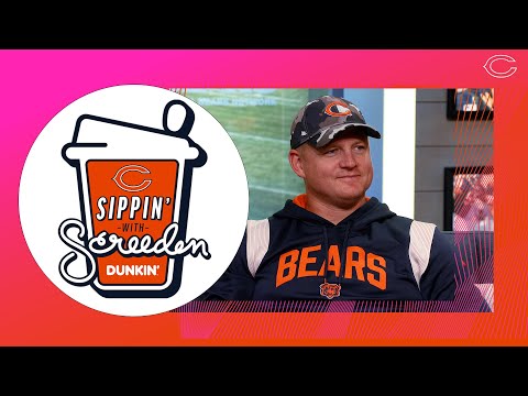 Sippin' with Screeden: Luke Getsy rates Halloween costumes, pizza toppings | Chicago Bears video clip