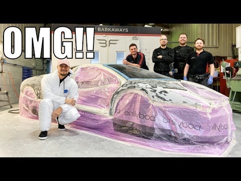My NEW Lamborghini Paint Job BEGINS!!