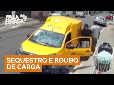 Vídeo mostra carteiro sendo sequestrado em São Paulo; veja