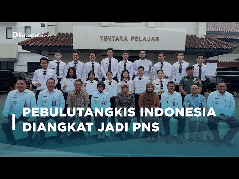 Potret Pelantikan Atlet Bulu Tangkis Indonesia Jadi PNS | Katadata Indonesia